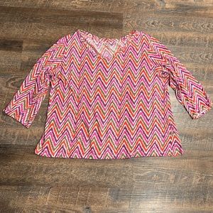 New Directions Women’s 2X 3/4 Sleeve Tee